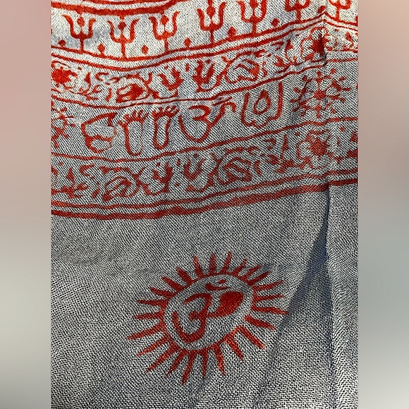 Prayer shawl/cover-up/bedspread Cost plus world market new twin soft rayon wrap - Picture 5 of 15